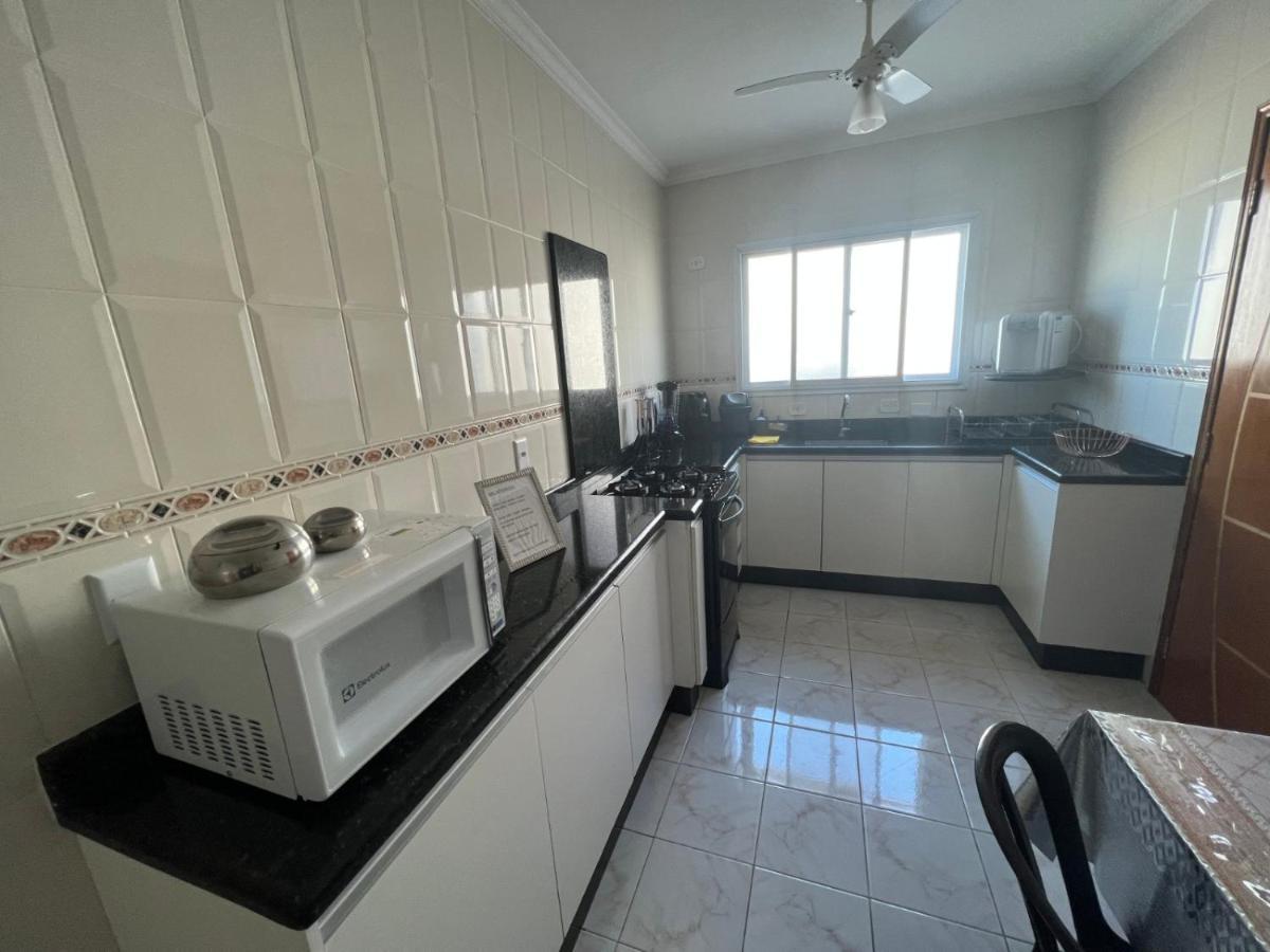 Apartamento Guilhermina De Frente Para O Mar Praia Grande  Exterior photo
